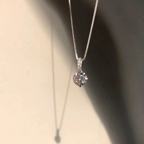 Eternity Zirconia Pendant Necklace